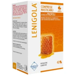 EURITALIA PHARMA (div.CoSWELL) Lenigola Gusto Arancia 40 Compresse Masticabili - Integratore Alimentare Discount