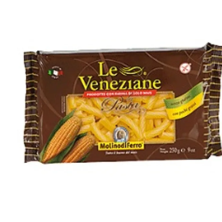 MOLINO DI FERRO SpA Le Veneziane Pasta Rigatoni Mais 250 grammi New