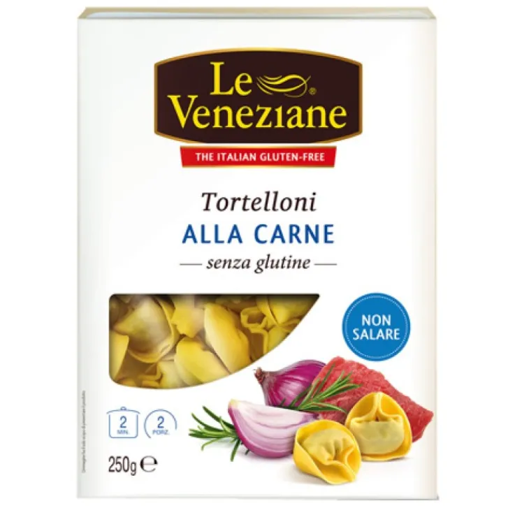 MOLINO DI FERRO SpA Le Veneziane Pasta Tortellini alla Carne 250 grammi Discount