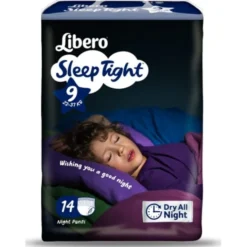 ESSITY ITALY SpA Libero Pannolini Notte Sleeptight Misura 9 22-37 kg 14 Pezzi Best
