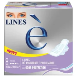 FATER SpA Lines e' Assorbenti con Odor Control 8 pezzi Discount