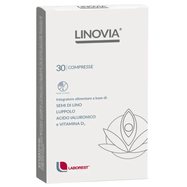 URIACH ITALY Linovia 30 Compresse - Integratore Menopausa Vitamina D New
