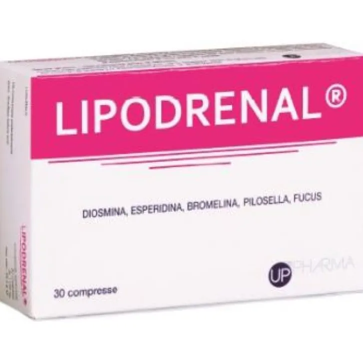 UP PHARMA Srl Lipodrenal 30 Compresse - Integratore Alimentare Discount