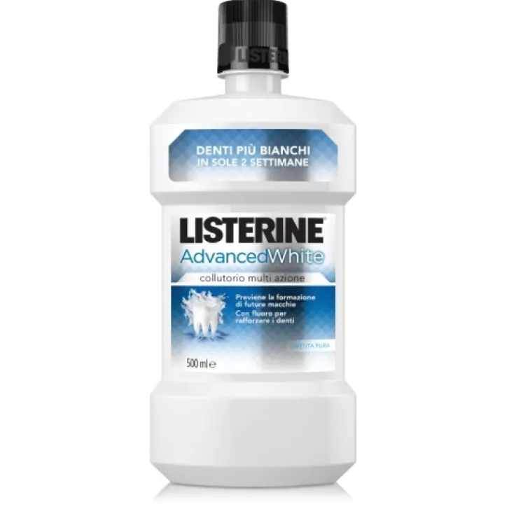 JOHNSON & JOHNSON SpA Listerine Advanced White Collutorio Denti Bianchi 500 ml