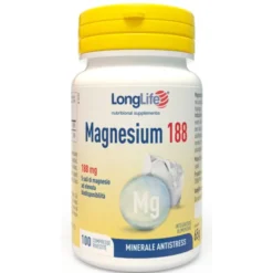 LONGLIFE Srl Longlife Magnesium 188 100 Compresse - Integratore Minerale Antistress Clearance