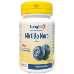 LONGLIFE Srl Longlife Mirtillo Nero 60 Capsule - Integratore per la Vista Hot