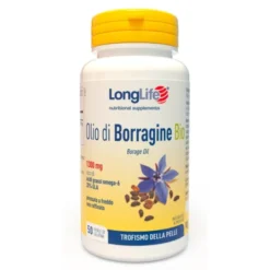 LONGLIFE Srl Longlife Olio di Borragine Bio 50 Perle - Integratore Pelle Sale