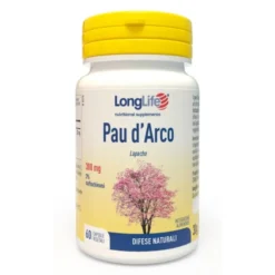 LONGLIFE Srl Longlife Pau D'Arco 60 Capsule - Integratore Difese Naturali Clearance