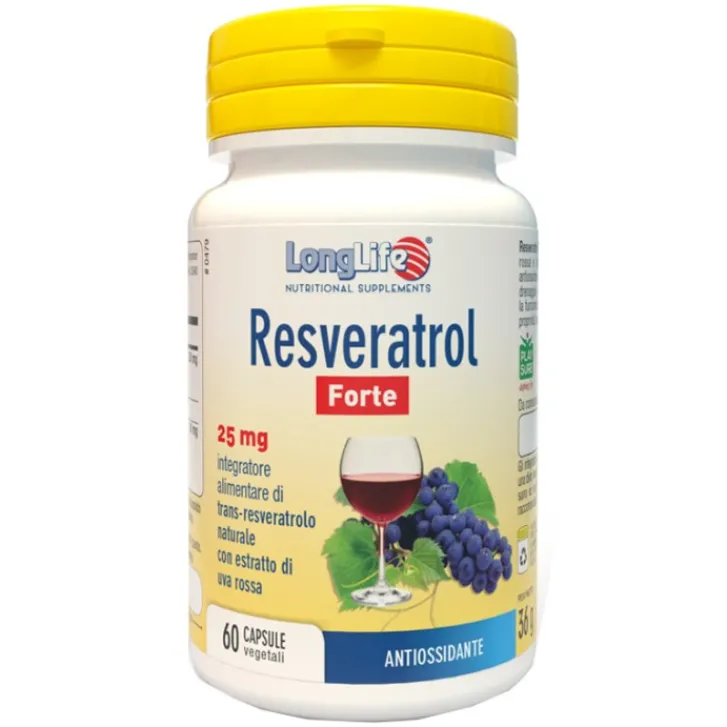 PHOENIX LONG LIFE Longlife Resveratrol Forte 60 Capsule - Integratore Antiossidante