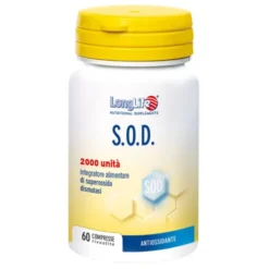 LONGLIFE Srl Longlife S.O.D. 2000 U.I. 60 Tavolette - Integratore Antiossidante Discount