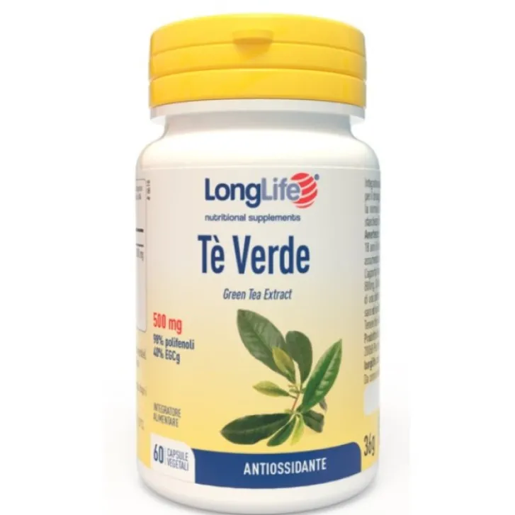 LONGLIFE Srl Longlife Té Verde 500 Mg 60 Capsule Sale