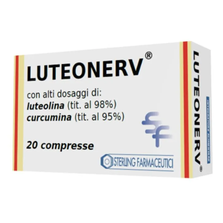 STERLING FARMACEUTICI Srl Luteonerv 20 Compresse - Integratore Alimentare Sale