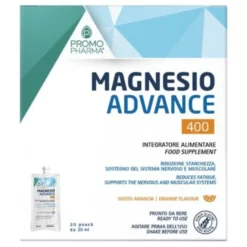 PROMO PHARMA Magnesio Advance 400 20 Pouch - Integratore Magnesio New