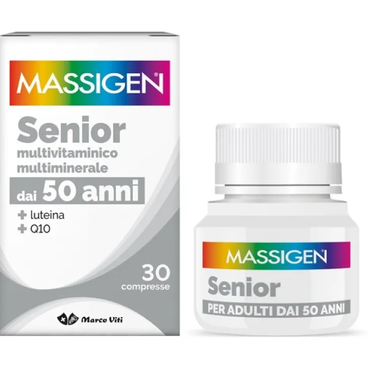 PRODOTTI FMC Massigen DailyVit+ Senior 30 Compresse - Integratore Alimentare Sale