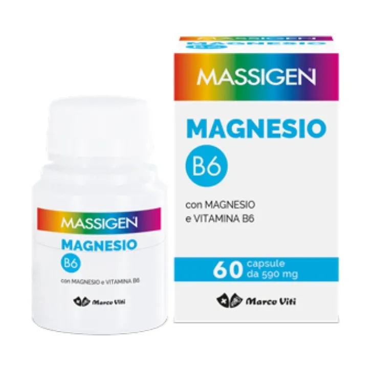 MARCO VITI PROMO Massigen Magnesio B6 Viti 60 Capsule - Integratore Alimentare Clearance