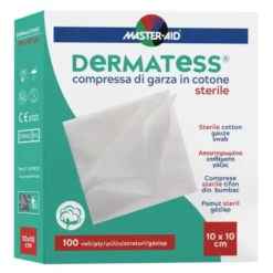 PIETRASANTA PHARMA SpA Master-Aid Dermatess Garza Idrofila 10 x 10 cm 100 Pezzi Outlet