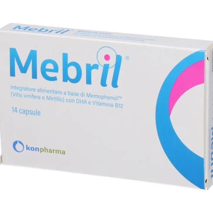 KONPHARMA Mebril 14 capsule - Integratore Alimentare Hot