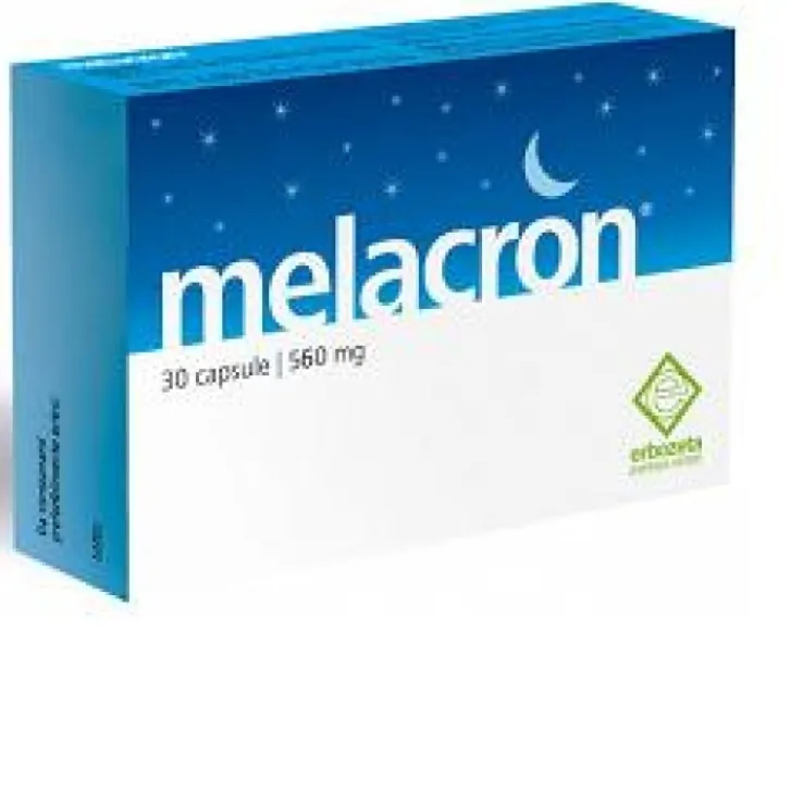 ERBOZETA SpA Melacron 30 Capsule - Integratore Alimentare Hot