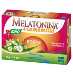 SOFAR SpA Melatonina Forte + Camomilla 10 Compresse - Integratore Sonno Clearance