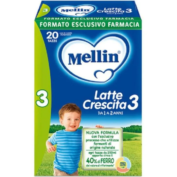 MELLIN 3 Latte in Polvere 700 grammi Hot