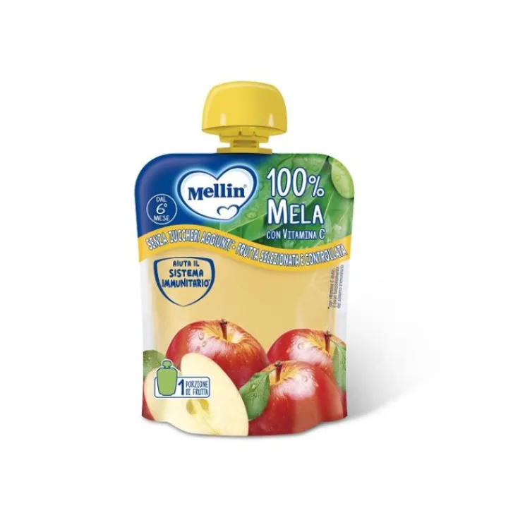 DANONE NUTRICIA SpA SOC.BEN. Mellin 100% Mela 90 grammi New