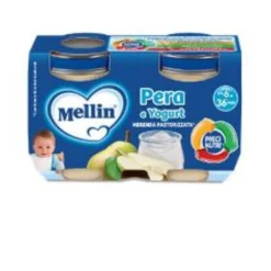 DANONE NUTRICIA SpA SOC.BEN. Mellin Merenda Yogurt Pera 2 x 120 grammi Best