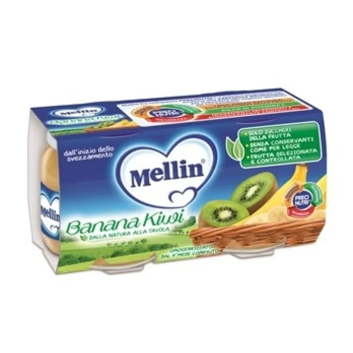 DANONE NUTRICIA SpA SOC.BEN. Mellin Omogeneizzato Banana e Kiwi 2 x 100 grammi Clearance