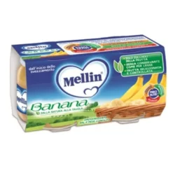 DANONE NUTRICIA SpA SOC.BEN. Mellin Omogeneizzato Banana 2 x 100 grammi Outlet