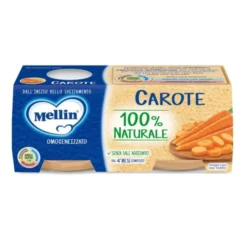 DANONE NUTRICIA SpA SOC.BEN. Mellin Omogeneizzato Carote 2 x 80 grammi Outlet