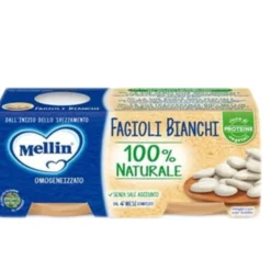 DANONE NUTRICIA SpA SOC.BEN. Mellin Omogeneizzato Fagioli Bianchi 2 x 80 grammi Best