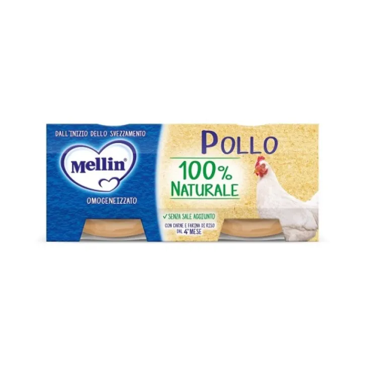 MELLIN Omogeneizzato Pollo 2 x 80 grammi Clearance