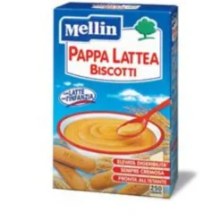 DANONE NUTRICIA SpA SOC.BEN. Mellin Pappa Lattea Biscotti 250 grammi Outlet