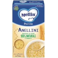 DANONE NUTRICIA SpA SOC.BEN. Mellin Pastina Anellini 320 grammi New