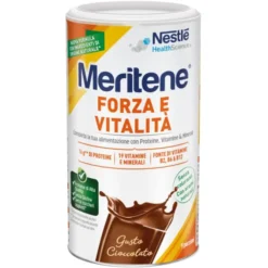 NESTLE HEALTH Meritene Forza e Vitalità Polvere Caffè Integratore Proteine Vitamine e Minerali 270 grammi Hot