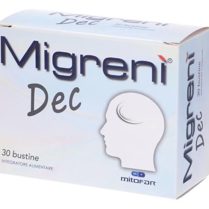 MITOFAR Sas Migrenì Dec 30 Bustine - Integratore Benessere Mentale e Sistema Nervoso Outlet