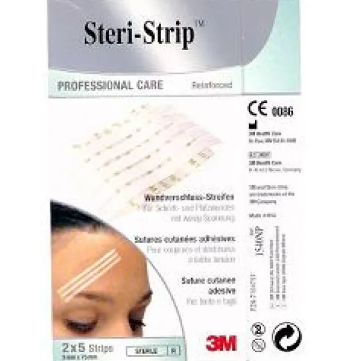 3M SOLVENTUM 3M Steristrip Cerotto Sterile per Sutura Piccole Ferite 3 x 75 mm 10 pezzi Online