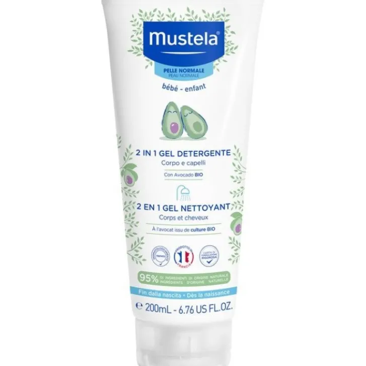 LAB.EXPANSCIENCE ITALIA Mustela 2in1 Gel Detergente Corpo e Capelli 200 ml Best