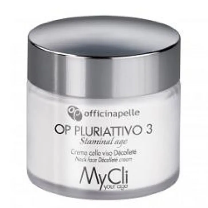 PERLAPELLE Srl Mycli Officina Pelle Pluriattivo 3 Crema Viso 100 ml Hot