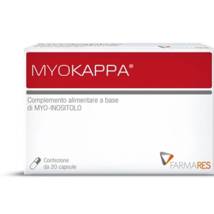 FARMARES Srl SOCIETA' UNIPERS. Myokappa 550 mg 20 Capsule - Integratore Alimentare Hot