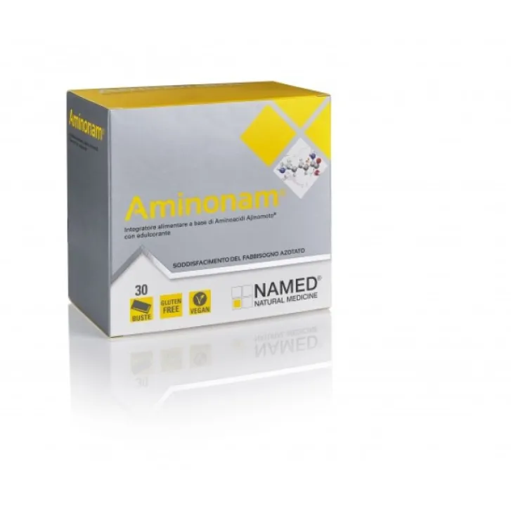 NAMED SpA Named Aminonam Integratore Alimentare 30 Bustine - Integratore Alimentare Hot