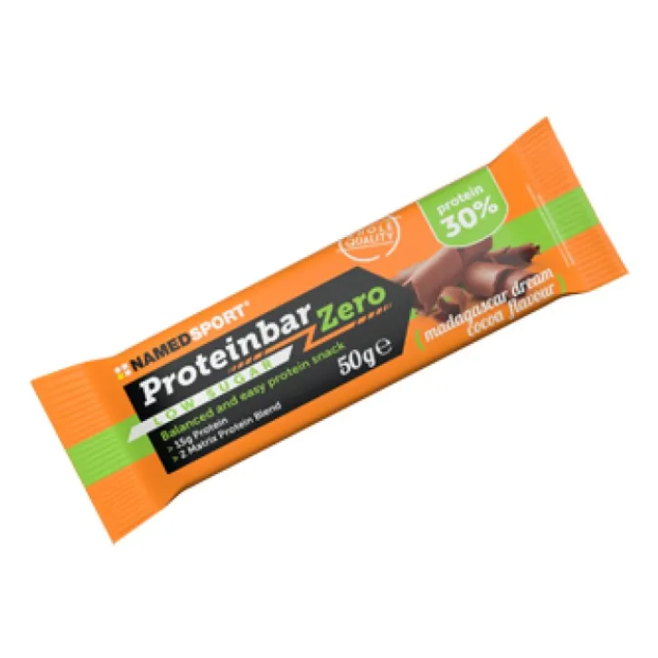 NAMED SPORT Proteinbar Zero Cacao Mad 50 grammi - Barretta Proteica Sale