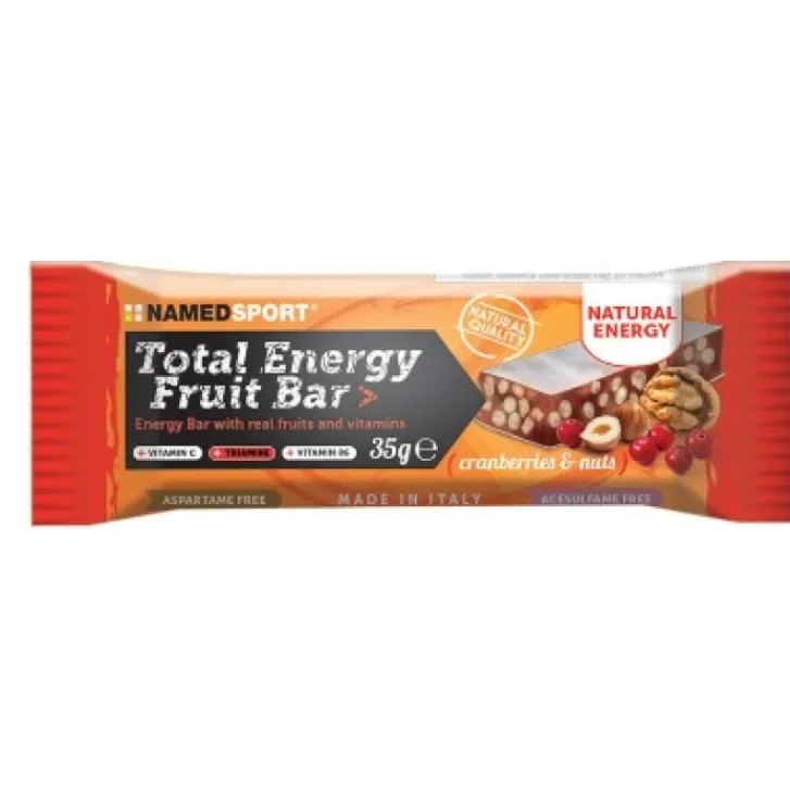 NAMED SPORT Total Energy Fruitbar Cranberry 35 grammi Sale