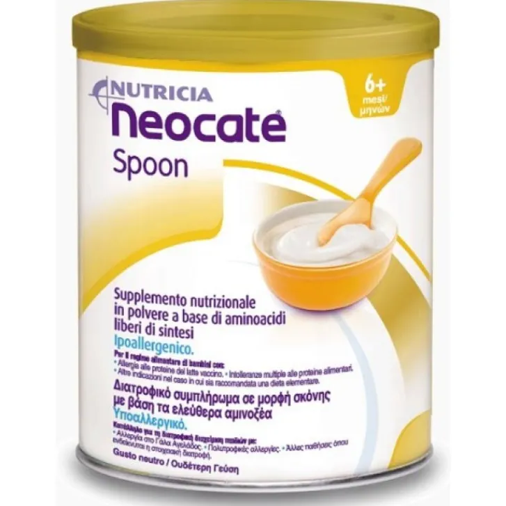 DANONE NUTRICIA SpA SOC.BEN. Neocate Spoon Integratore in Polvere Svezzamento +6 mesi 400 grammi Hot