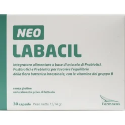 FARMAKOS Srl Neo Labacil 30 Capsule - Integratore Benessere Intestinale New