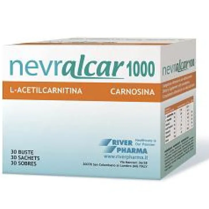 BIONATIVA Nevralcar 1000 30 Bustine - Integratore Alimentare New