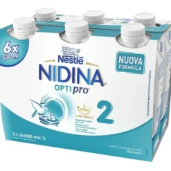 NESTLE' ITALIANA SpA Nidina Optipro 2 Liquido 6x500 ml