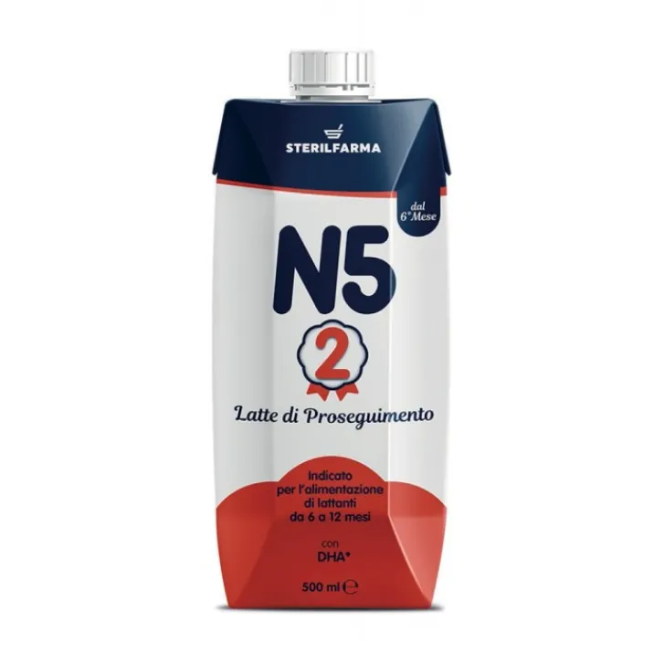 STERIL FARMA N5 2 Latte Liquido 6/12 Mesi 500 ml