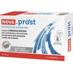 NOVA ARGENTIA Srl IND. FARM Nova Argentia Prost 30 Capsule - Integratore Funzionalita' della Prostata New