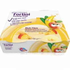 DANONE NUTRICIA SpA SOC.BEN. Nutricia Fortini Creamy Integratore Nutrizionale ai Frutti Gialli 4 Coppette Hot