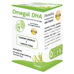 4 HEALTH Srl Omegal DHA 40 capsule - Integratore Benessere Cerebrale e Visivo Discount